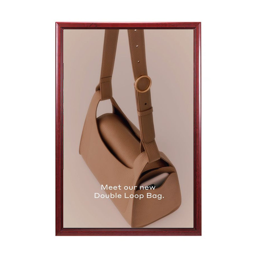 27x39 Inch Wooden Poster Frame - Premium Quality Swing Frame for Wall Art Display - Perfect for Home Decor, Offices, and Gallery Exhibitions