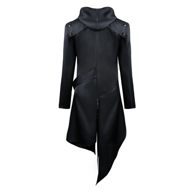 Halloween Costume Coat for Adults - Gothic Vampire Cloak with Hood - Perfect for Cosplay, Halloween Parties & Themed Events