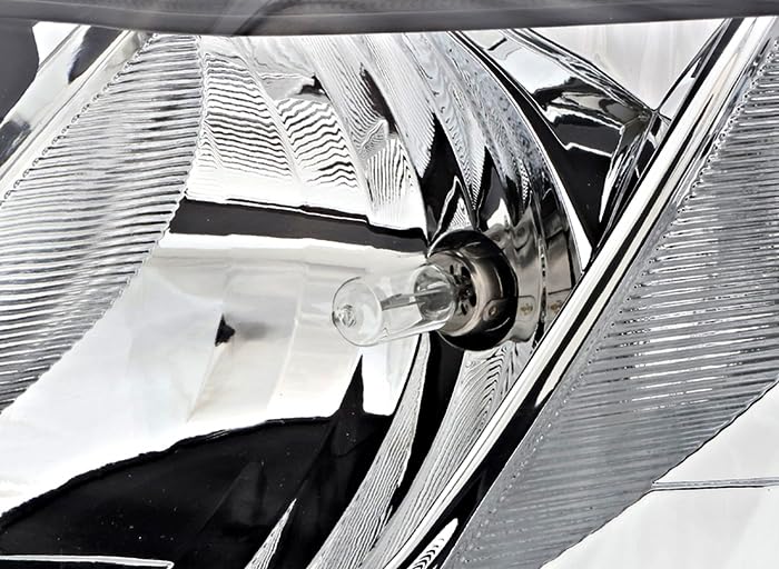 2012 Honda Civic Headlight Lamps Set - Halogen Replacement for Driver & Passenger Side | Durable Auto Lighting for Night Driving & Foggy Conditions