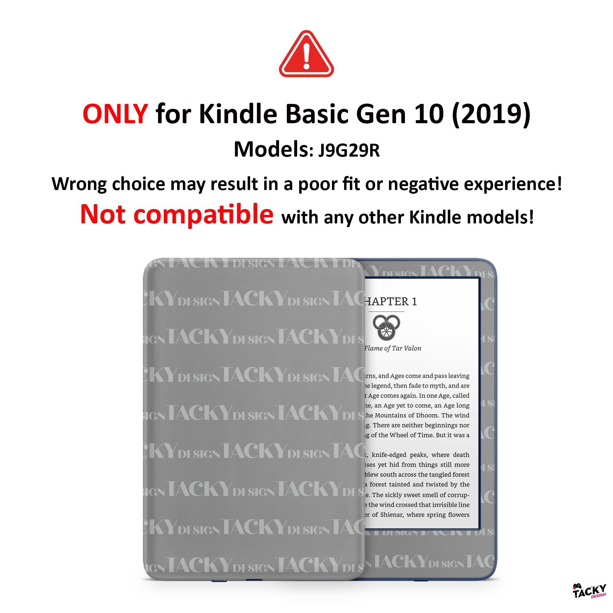 Premium 3M Vinyl Full Wrap Skin Decal for Kindle (10th Gen, 2019) - Off-White & Beige Colorwave Design - Protective Cover Sticker for Reading, Travel & Daily Use