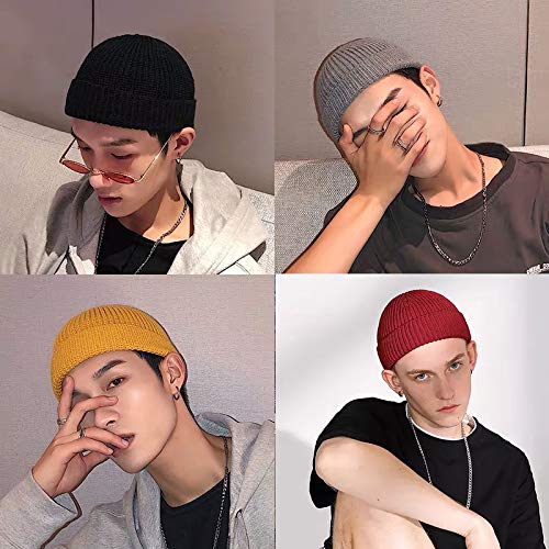 MAIAGO Fisherman Beanie for Men & Women - Soft Knit Cuff Beanie Cap, Warm Winter Hat for Cold Weather - Perfect for Skiing, Snowboarding & Outdoor Activities