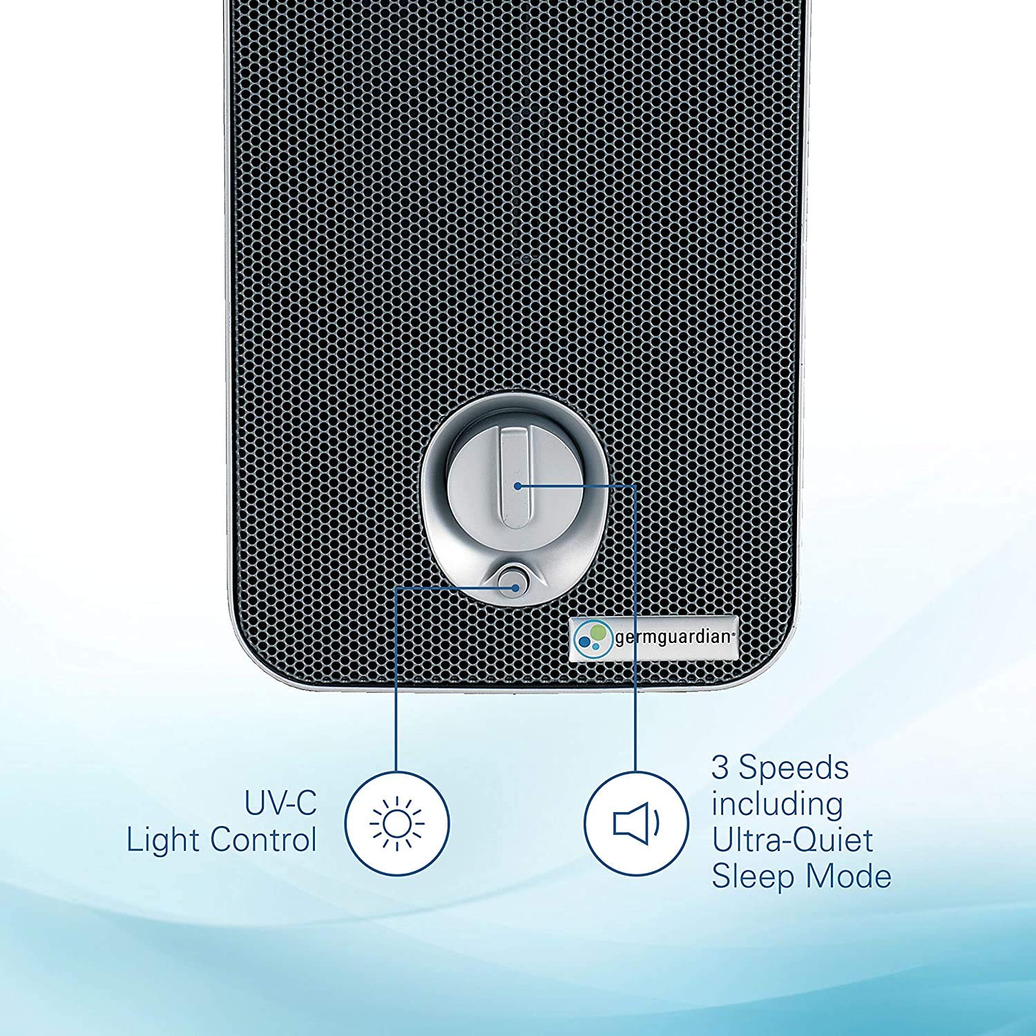 GermGuardian FLT4100 Genuine HEPA Replacement Filter for GermGuardian Air Purifiers - Traps 99.97% of Dust, Pollen, Pet Dander & Allergens - Perfect for Bedrooms, Living Rooms & Offices