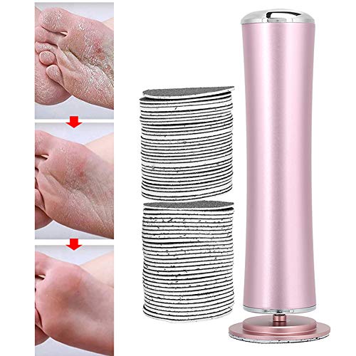 Electric Foot Callus Remover & Pedicure Tool - Rechargeable Foot File for Dead Skin Removal, Foot Grinder & Polisher for Smooth Heels & Feet - Perfect for Home Pedicure & Foot Care Routine