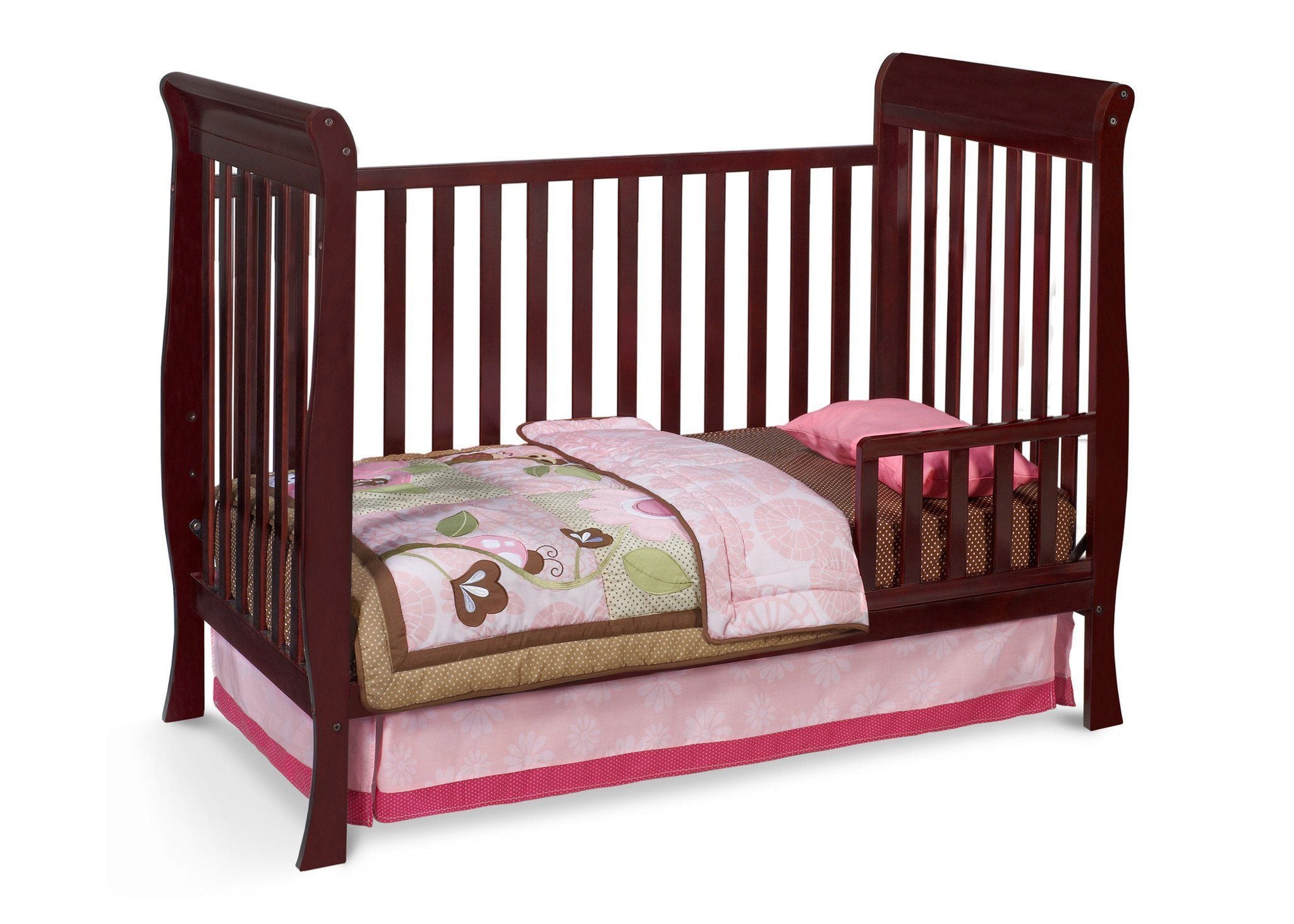 3-in-1 Convertible Baby Crib for Nursery - Winter Park Style Wooden Crib with Toddler Bed & Daybed Conversion | Perfect for Newborns, Infants & Toddlers | Modern Nursery Furniture for Small Spaces