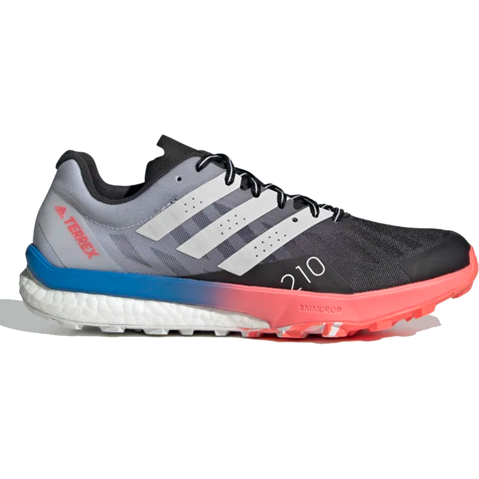 Adidas Terrex Speed Ultra Women's Trail Running Shoes - Core Black/Crystal White/Turbo - Size 6.5 B Medium - Lightweight & Durable for Hiking, Jogging & Outdoor Adventures