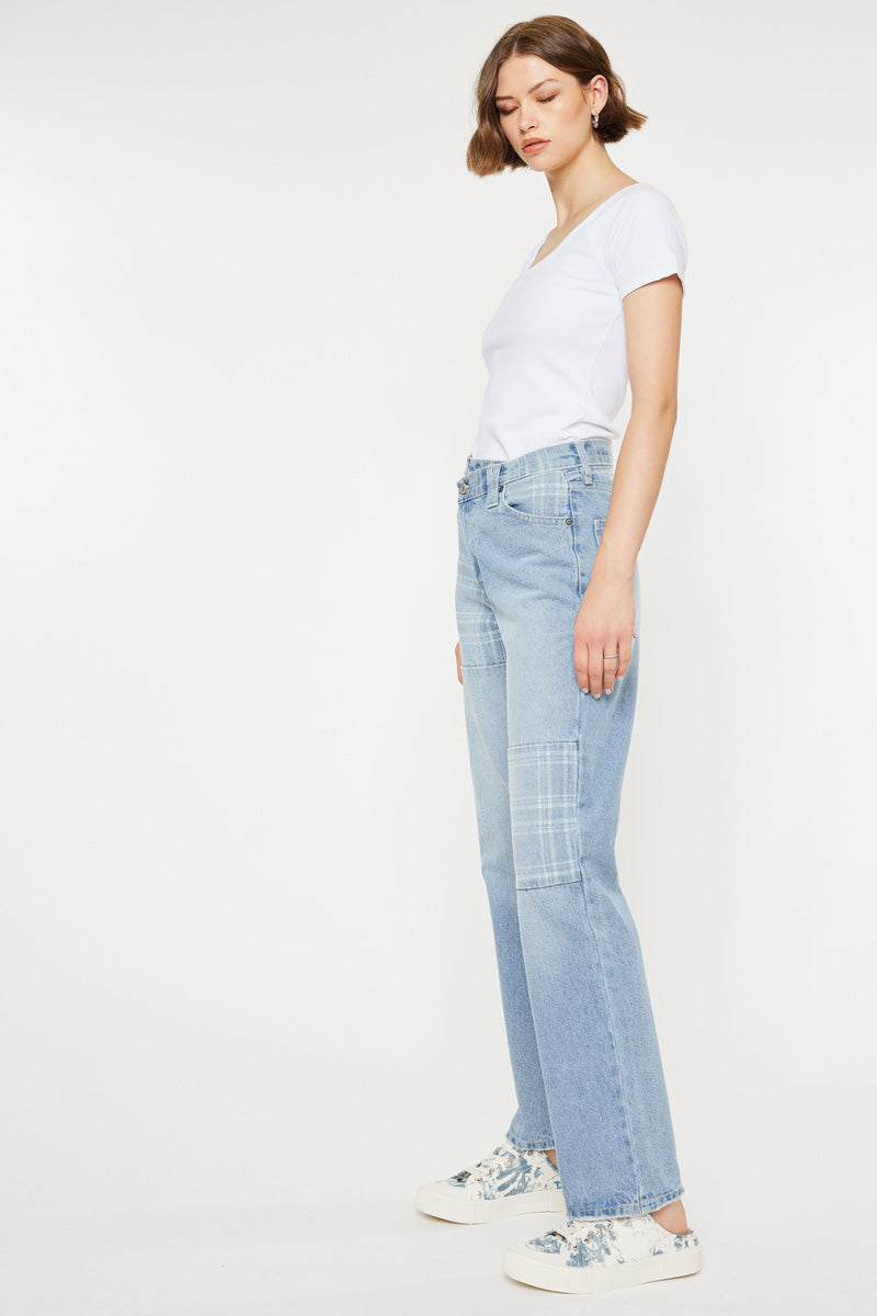 Vintage 90's Boyfriend Jeans for Women - High Waist Distressed Denim Pants | Casual Streetwear & Retro Outfit