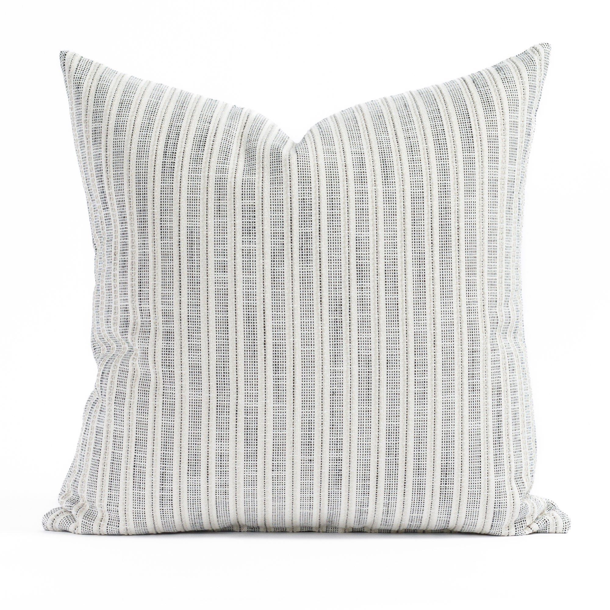 Amalfi Stripe 20x20 Outdoor Pillow Cover - Waterproof Decorative Cushion for Patio, Poolside, Garden Furniture - Domino Pattern Design