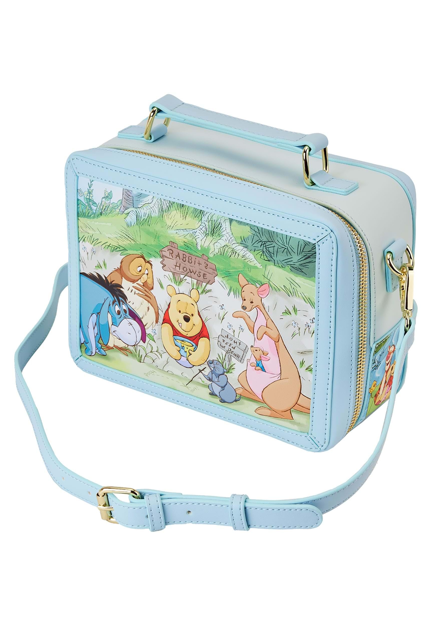 Disney Winnie the Pooh Crossbody Bag - Cute Lunchbox Purse for Women | Perfect for Theme Parks, School, and Everyday Use