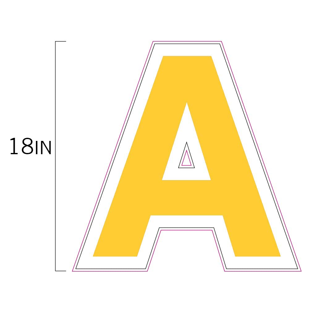 Vispronet 18in Tall Welcome Home Yard Sign with Stakes - Durable Coroplast Weather-Resistant Outdoor Sign - Heavy Duty Steel Stakes (Yellow) - Perfect for Front Yard Decor, Housewarming Gifts & Holiday Celebrations