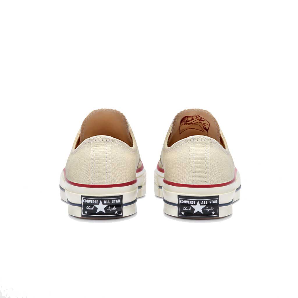 Converse Chuck 70 Ox Sneakers for Men & Women - Parchment/Garnet/Egret Color Options - Classic High Top Canvas Shoes for Casual Wear & Street Style Fashion