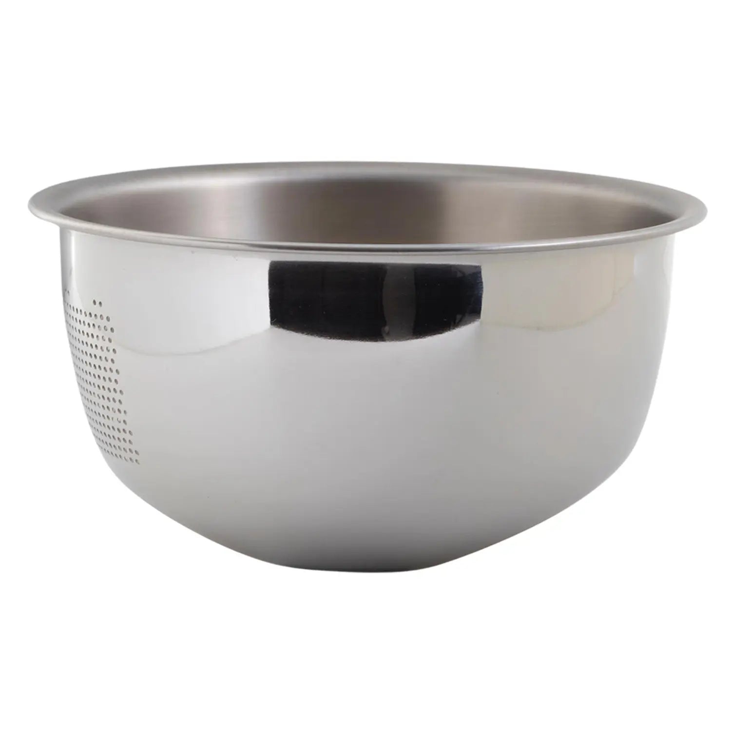 Premium Fujii Stainless Steel 3-Way Rice Washing Bowl with Perforated Strainer - 8.5 Inch Kitchen Essential for Perfect Sushi Rice, Rice Cooking & Grain Rinsing