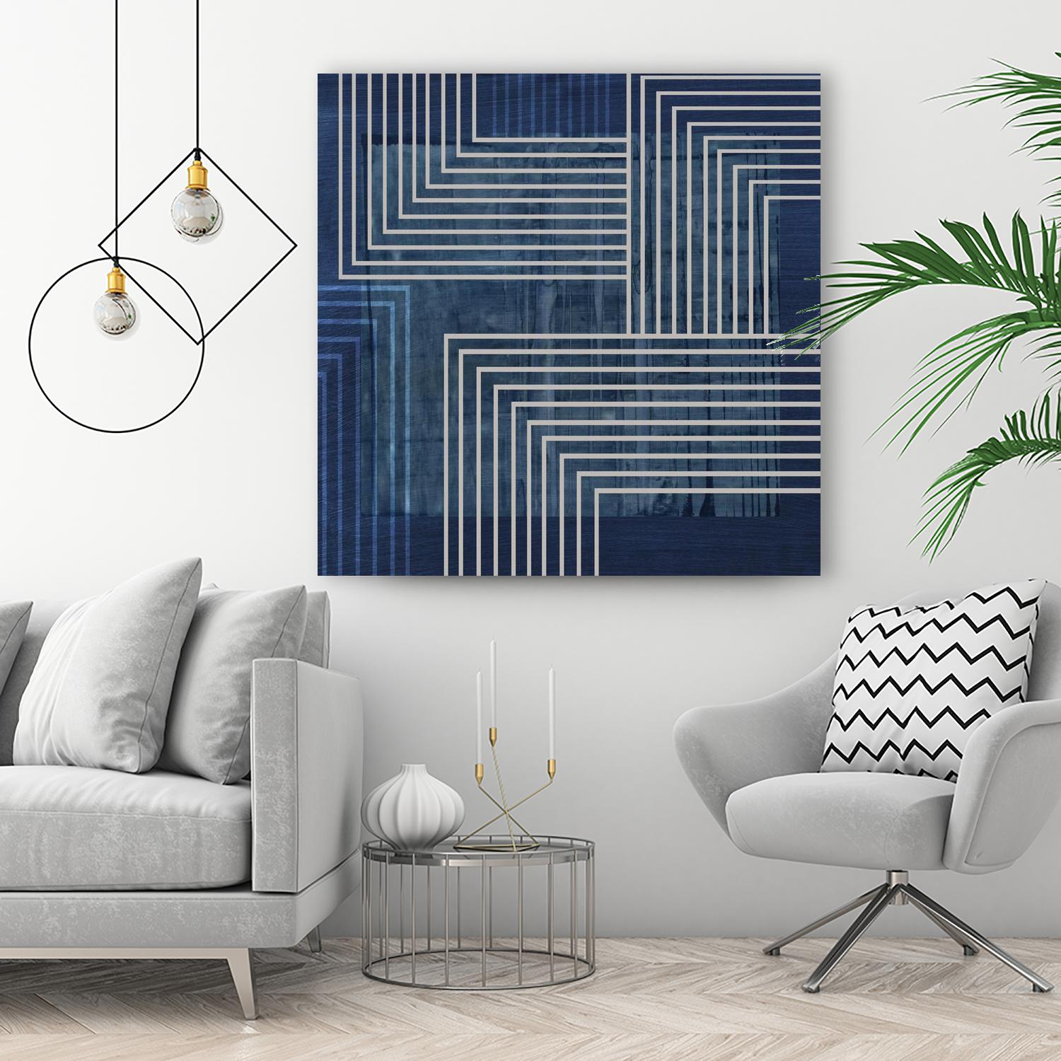 Beneath the Dark Blue Waves II - Ocean Themed Wall Art for Coastal Home Decor | Perfect for Beach House, Living Room & Bedroom