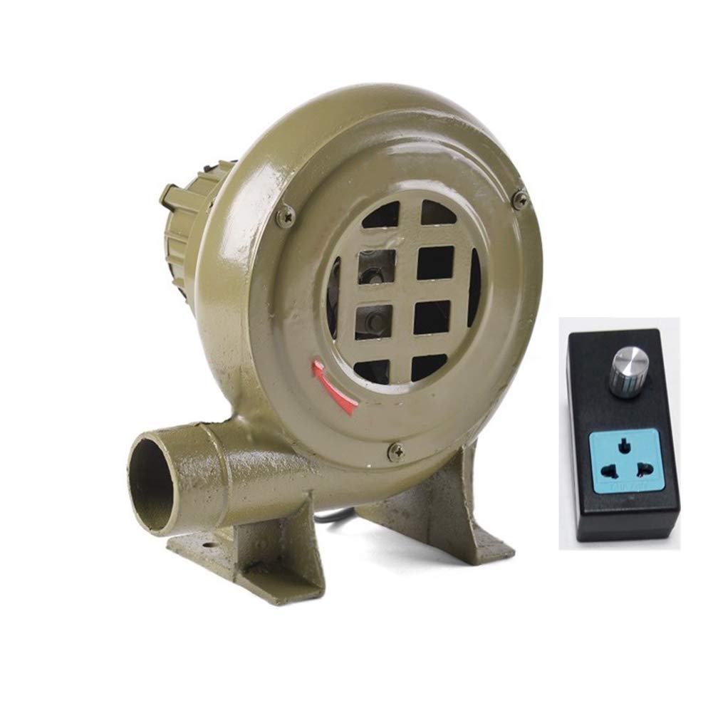 **80W Aida Bz Speed Control BBQ Fan Blower - Electric Coal Lighter with Cast Iron & Full Copper Wire - Perfect for Grilling, Smoking, and Outdoor Cooking**
