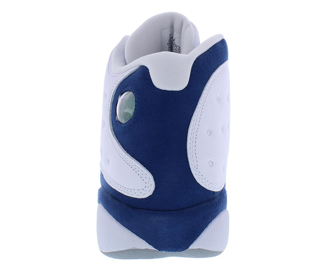 Jordan Men's Air Jordan 13 Retro Sneakers - Size 13 | French Blue & White Basketball Shoes for Men | Perfect for Streetwear, Basketball Games & Casual Outfits