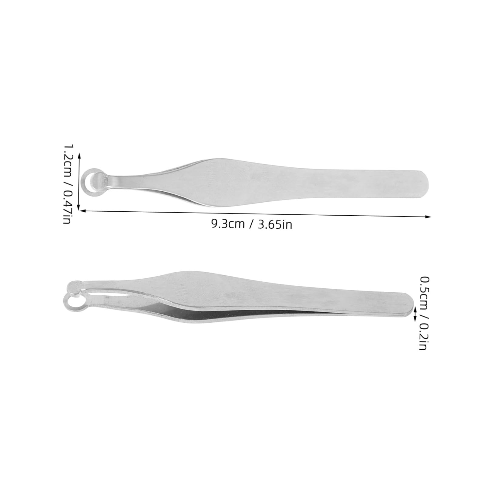 Mikinona Stainless Steel Nose Hair & Eyebrow Trimmer Scissors for Men - Precise Grooming Kit with Comb for Facial Hair, Ear Hair, and Beard Trimming - Perfect for Travel, Home, and Salon Use