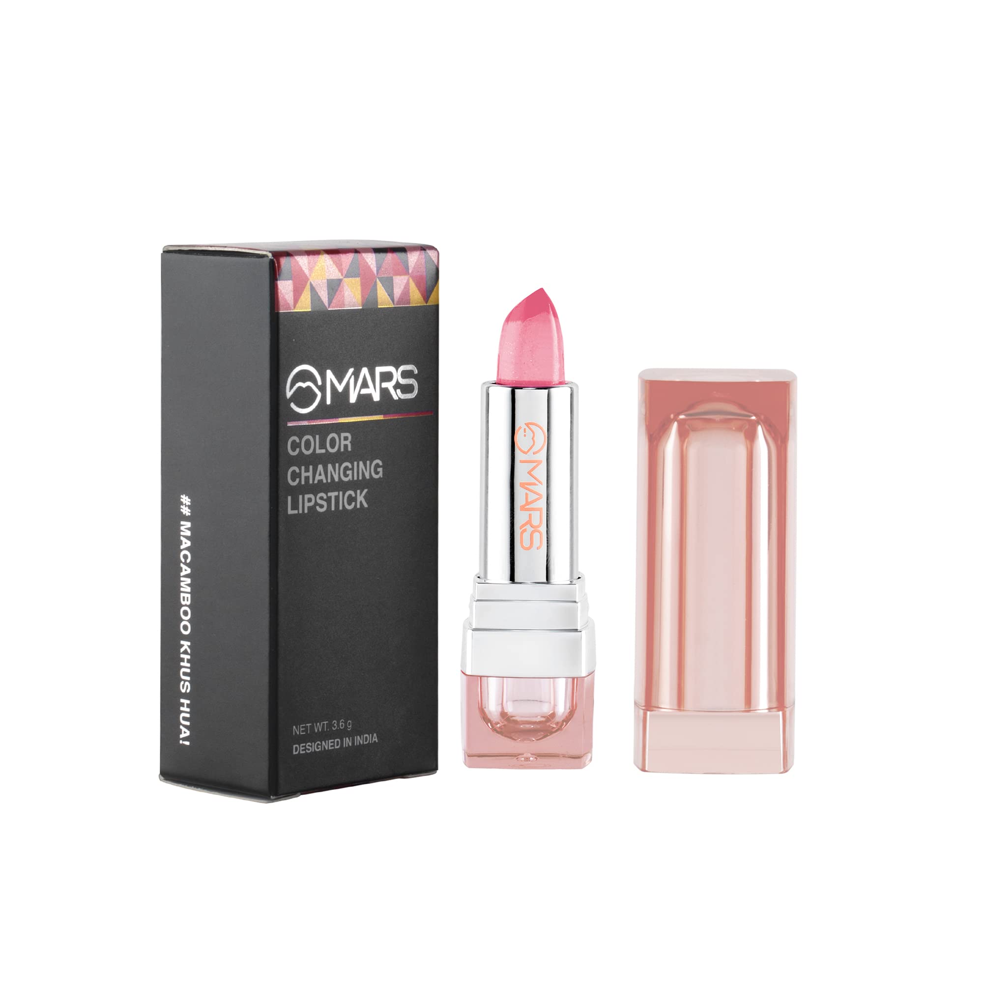 MARS Hydratint Lip Balm - Tinted Lip Moisturizer with Shea Butter & Vitamin E for Dry, Chapped Lips | 3.5g Peach | Hydrating, Nourishing Lip Care for Everyday Use & Makeup Looks