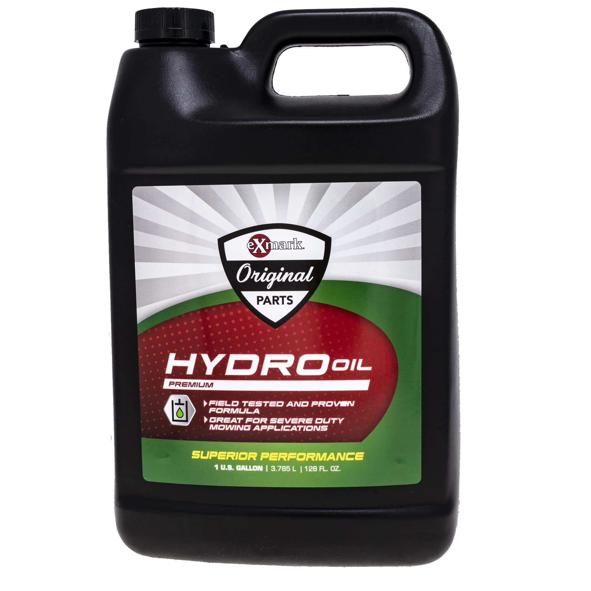 Exmark Hydraulic Oil 1 Gallon with Filter Kit - Compatible with Lazer Z AS, E, S, X, Z Series & Next Lazer Z ASX (116-1218, 116-0164) - Ideal for Lawn Mower Maintenance & Hydraulic System Protection