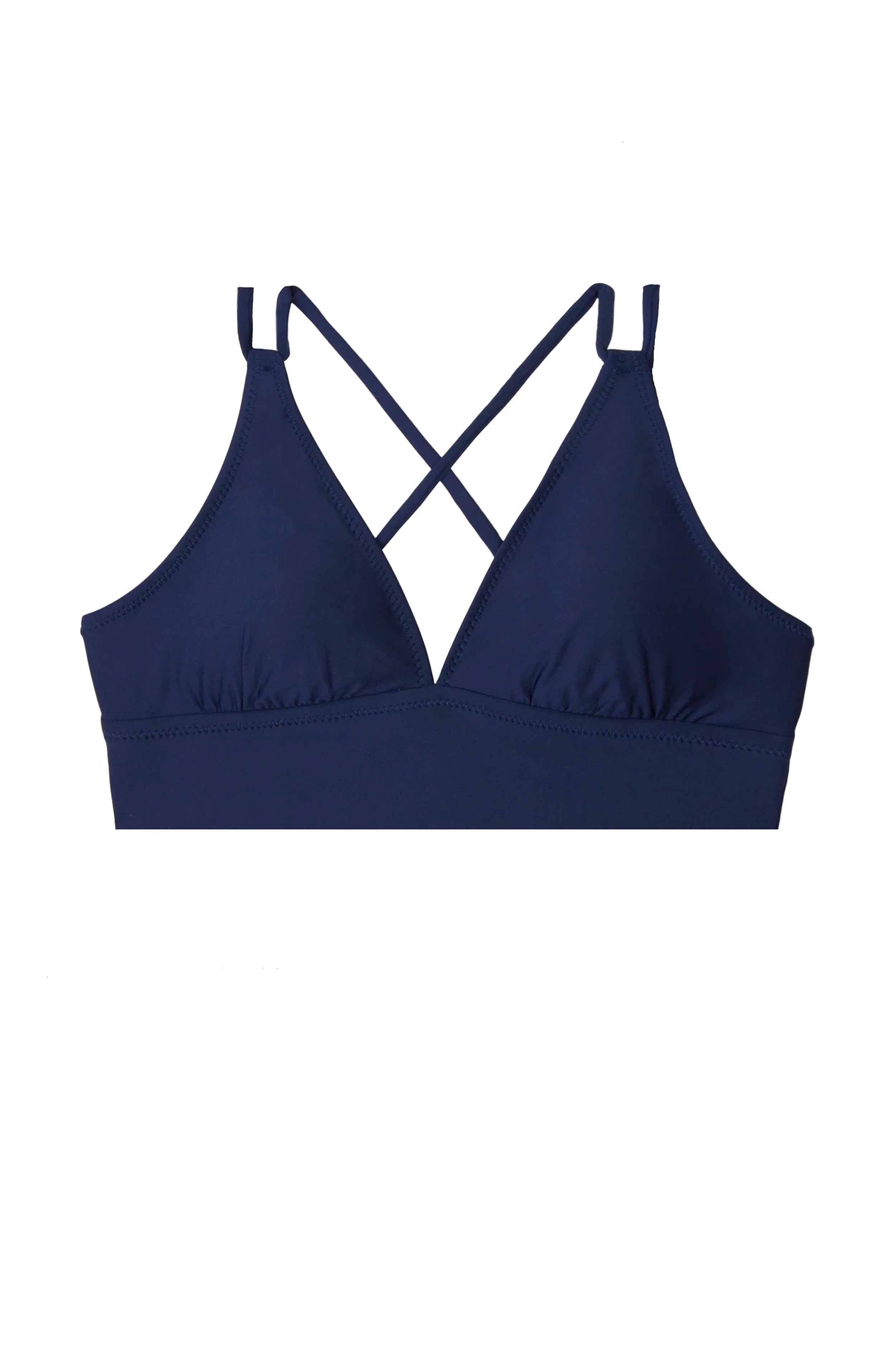 Retreat Bra for Women - Comfortable Wireless Support in Navy Blue - Perfect for Yoga, Lounge & Everyday Wear