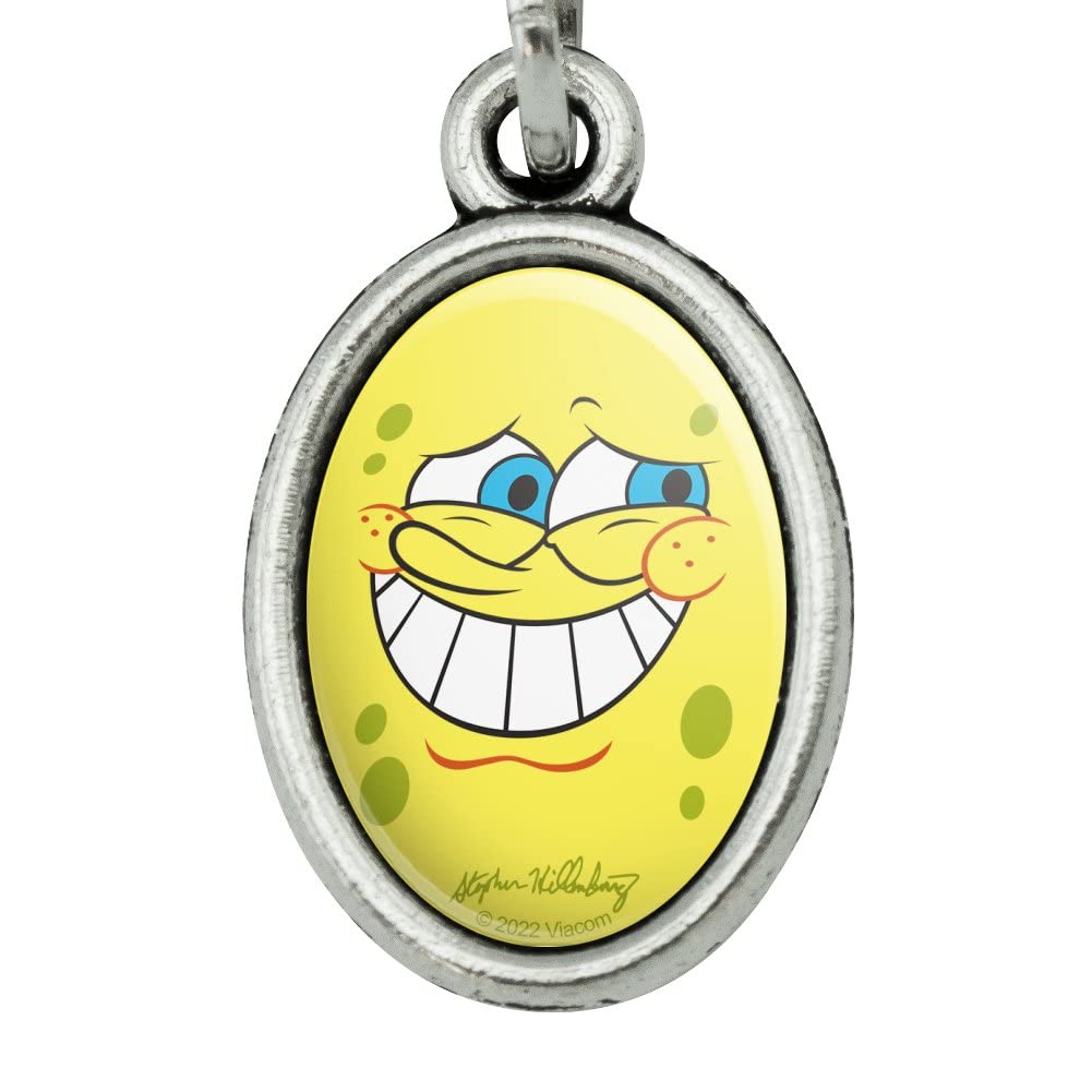 SpongeBob SquarePants Guilty Face Shoe Charm - Cute Sneaker Accessories for Laces, Fun Cartoon Jewelry for Shoes - Perfect for Cosplay, Gifts, and Fashion Statement