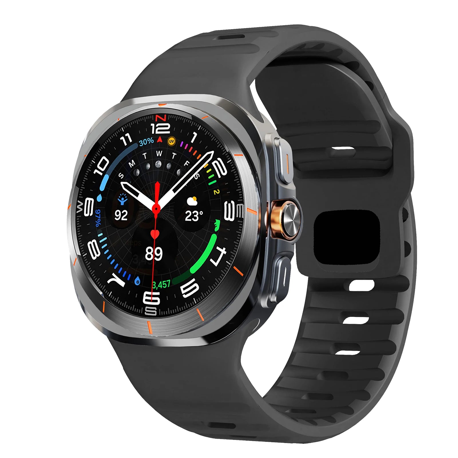 Durable Silicone Bands for Samsung Galaxy Watch Ultra - Sport, Fitness & Outdoor Activity Replacement Straps
