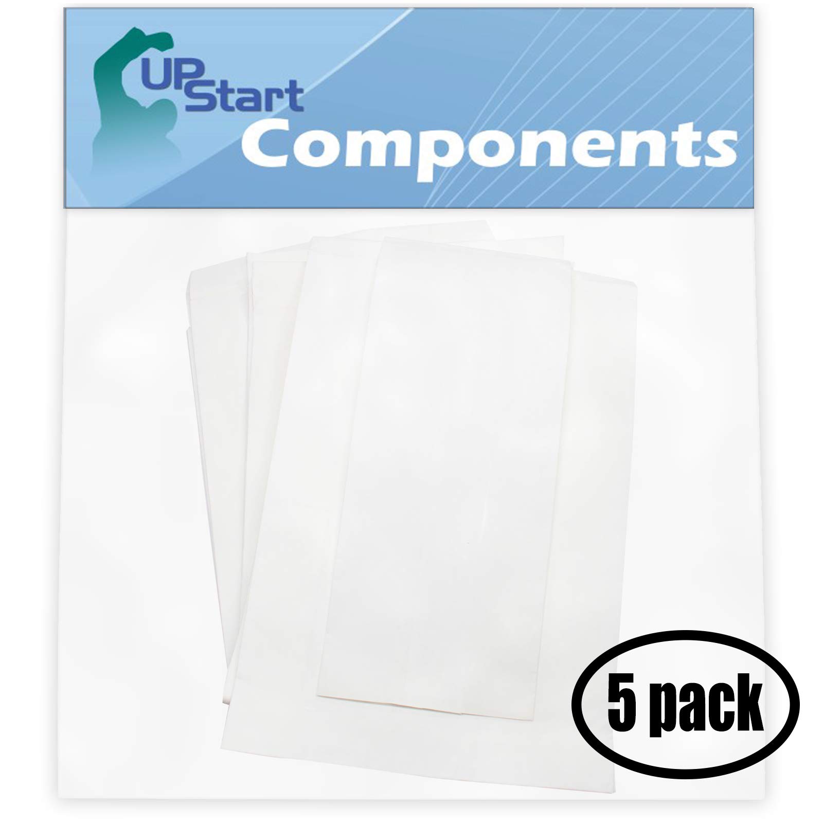 UpStart Battery 15 Replacement Vacuum Bags for Eureka 52320A - Compatible with Eureka F & G Series (5-Pack, 15 Bags Total) - Perfect for Home Cleaning, Pet Hair Removal & Allergen Control