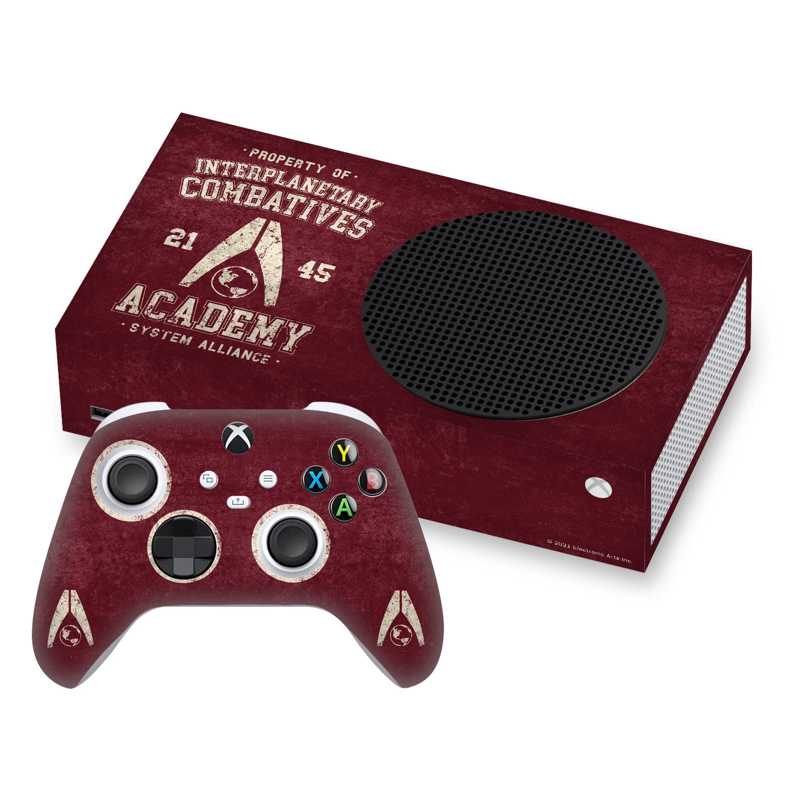 Official EA Bioware Mass Effect Interplanetary Combat 3 Badges & Logos Vinyl Sticker for Xbox Series S Console & Controller - Gaming Skin Decal | Perfect for Gaming Setups & Collectors