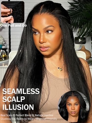 V Part Yaki Straight Natural Color