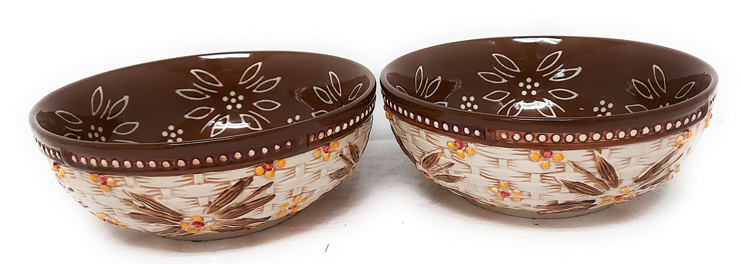 Temp-tations 2-Piece Stoneware Ovenware Set - 7.5
