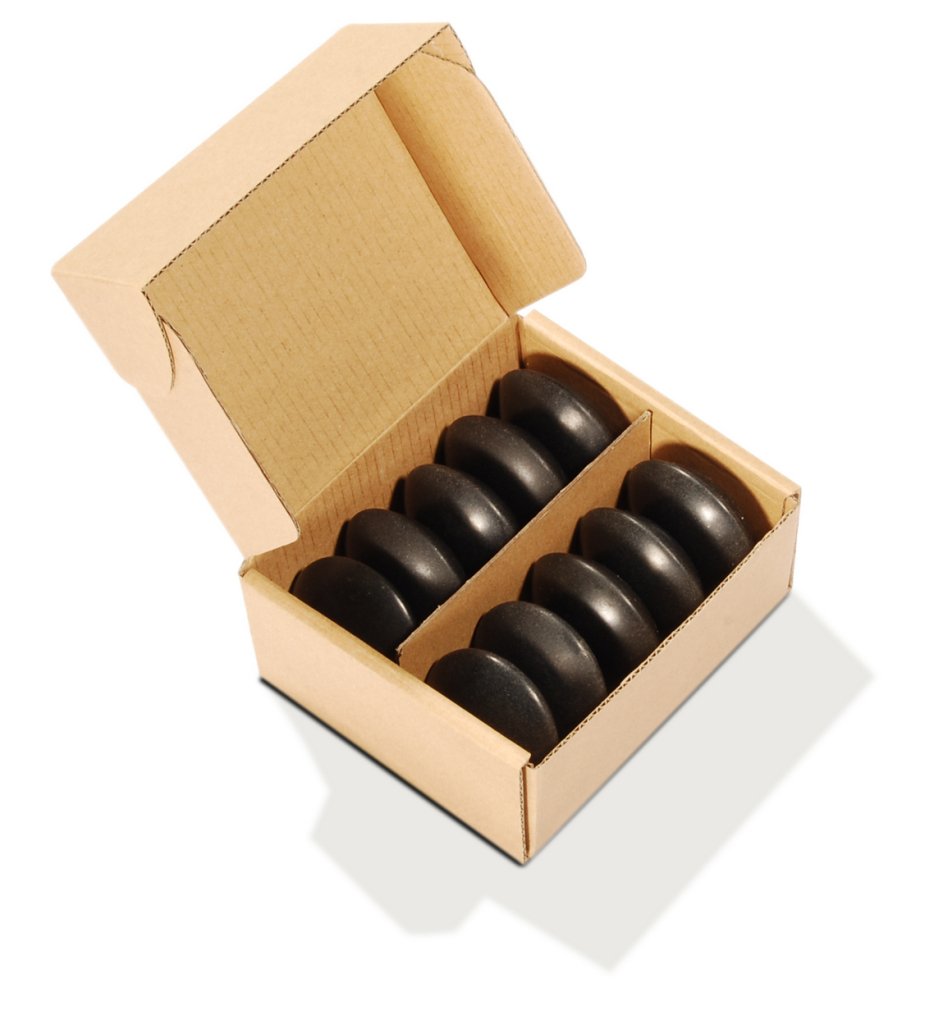 Premium 10-Piece Basalt Hot Stone Massage Set for Relaxation & Therapy - Perfect for Spa, Home Use & Professional Massage