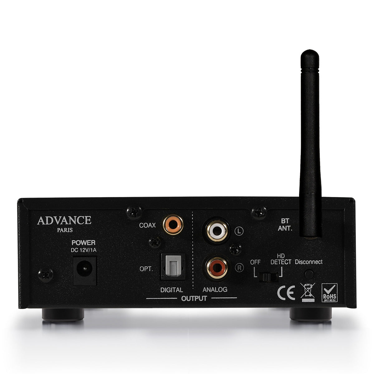 Advance Paris WTX Tubes Bluetooth Receiver - Wireless Audio Adapter for Home Stereo & Speakers | Stream Music from Phone to Hi-Fi System | Perfect for Living Room, Bedroom & Office