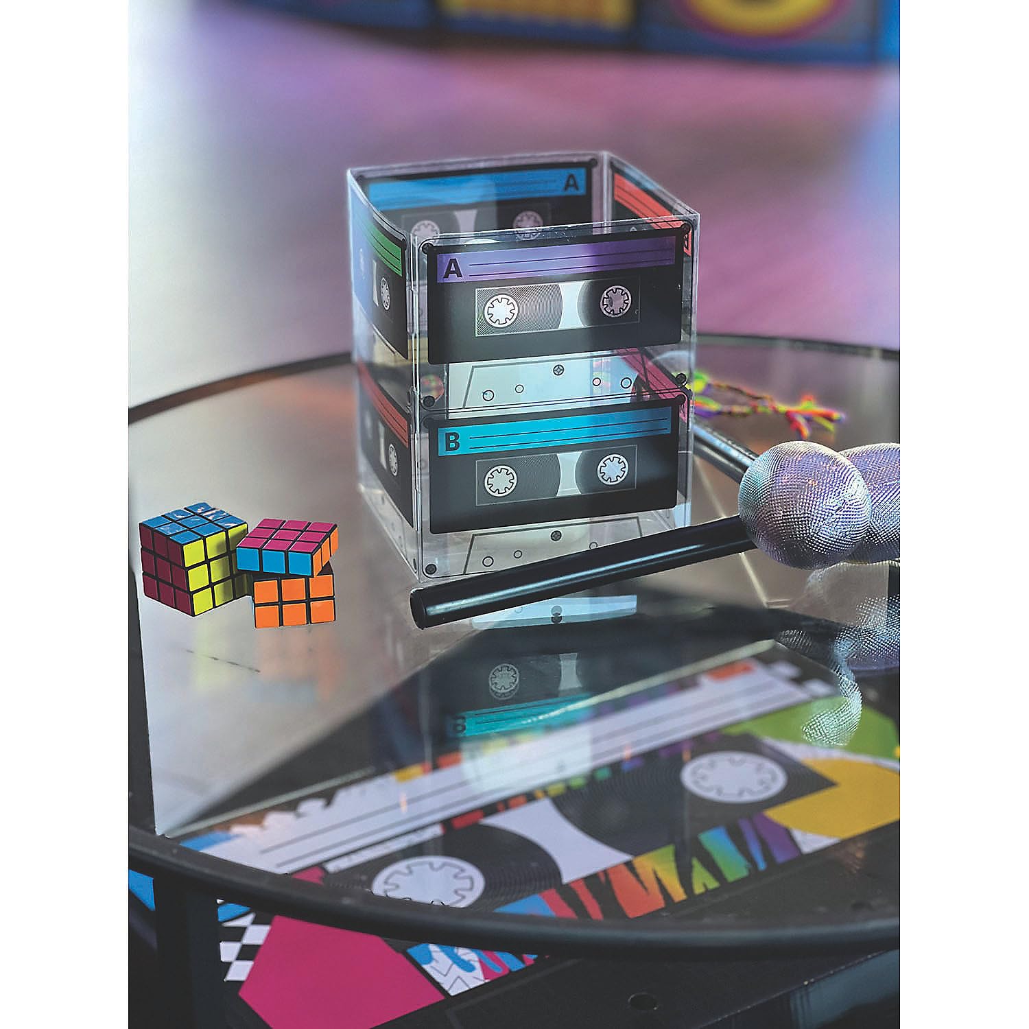 Mini Brights Magic Cubes - 12-Piece Educational Building Blocks for Kids - Perfect for STEM Learning, Creative Play & Classroom Activities