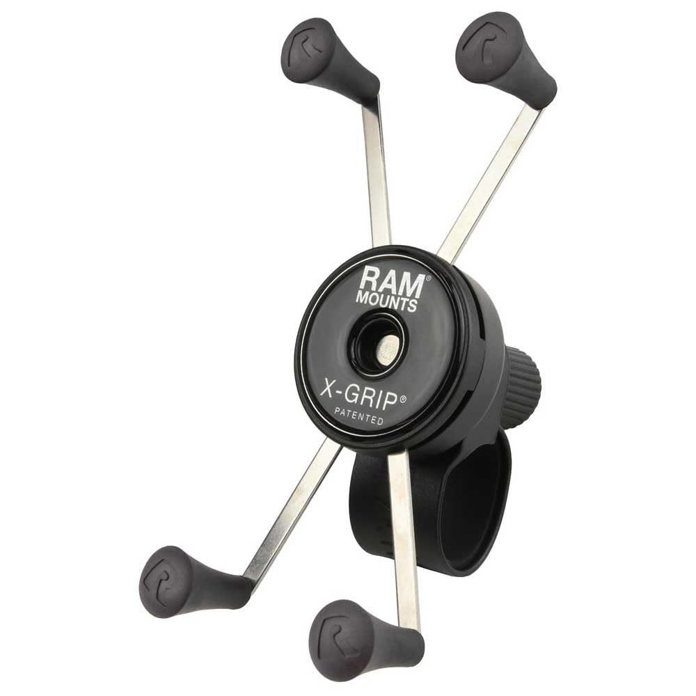 RAM MOUNTS X-Grip Phone Mount with RAM Tough-Strap Handlebar Base for Bikes and Motorcycle Handlebars - Essential for Safe and Hands-Free Navigation