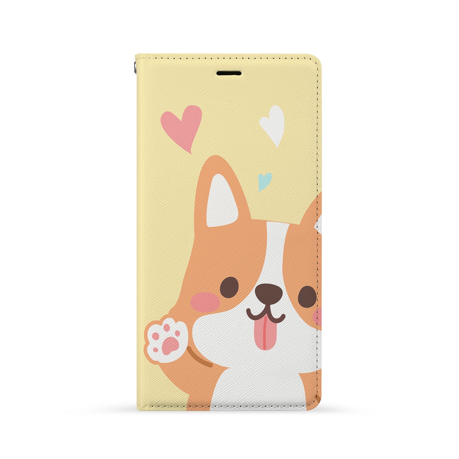 Cute Corgi Puppy iPhone Wallet Case - Slim Card Holder for iPhone 12/13/Pro/Max - Perfect for Everyday Use, Travel & Shopping