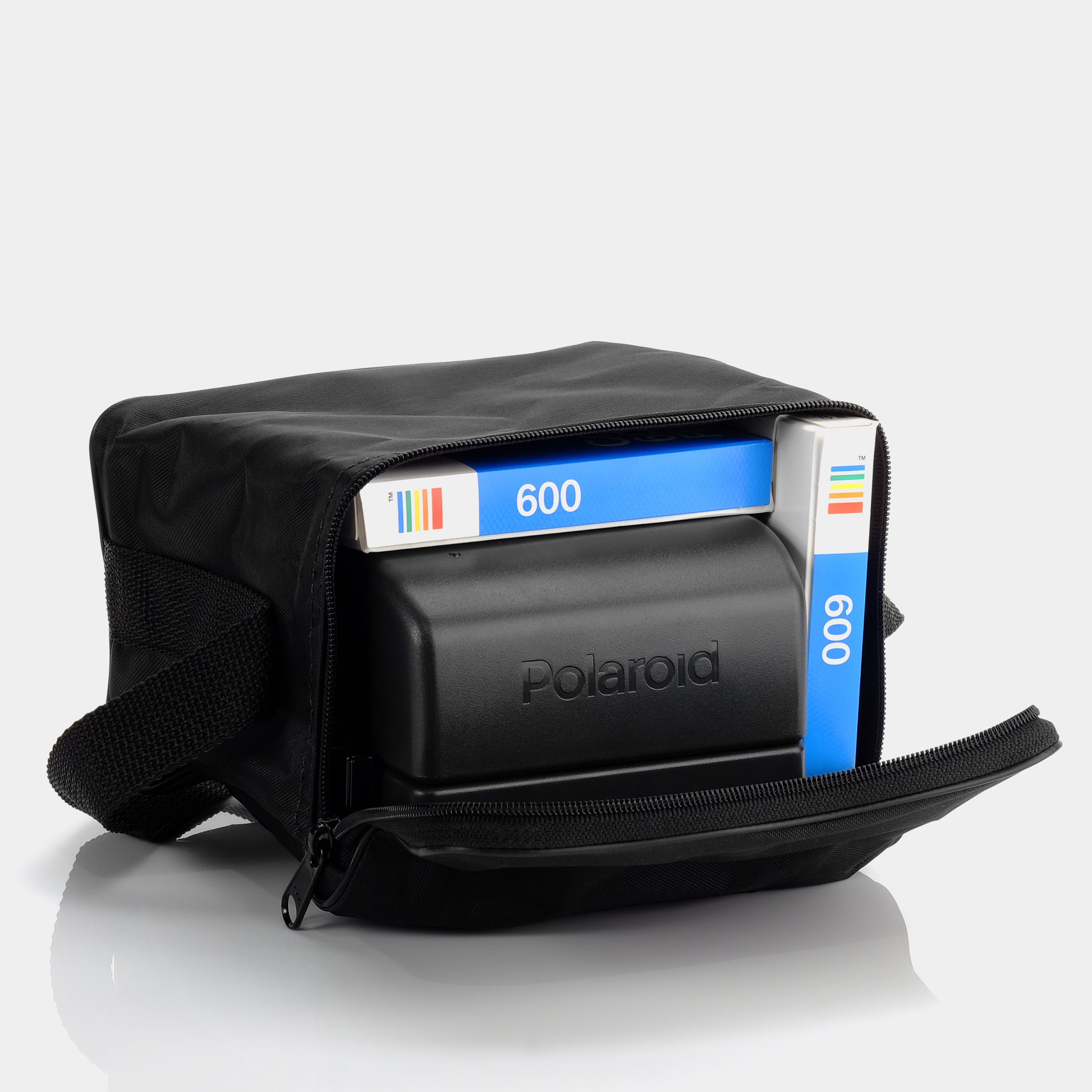 Instant Black Camera Bag - Portable & Stylish for Travel, Parties, and Everyday Use