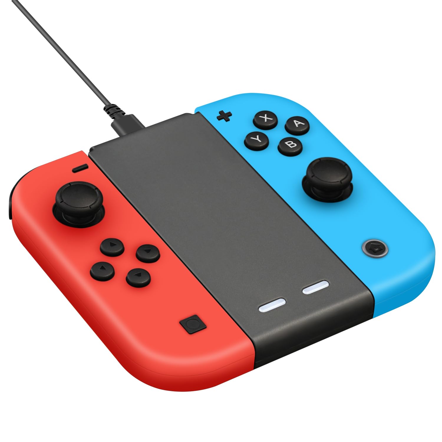 PYMENA Wireless Controller for Nintendo Switch - Compatible with Switch, OLED & Lite - Ergonomic Design with Charging Grip - Red | Perfect for Gaming, Travel & Family Entertainment