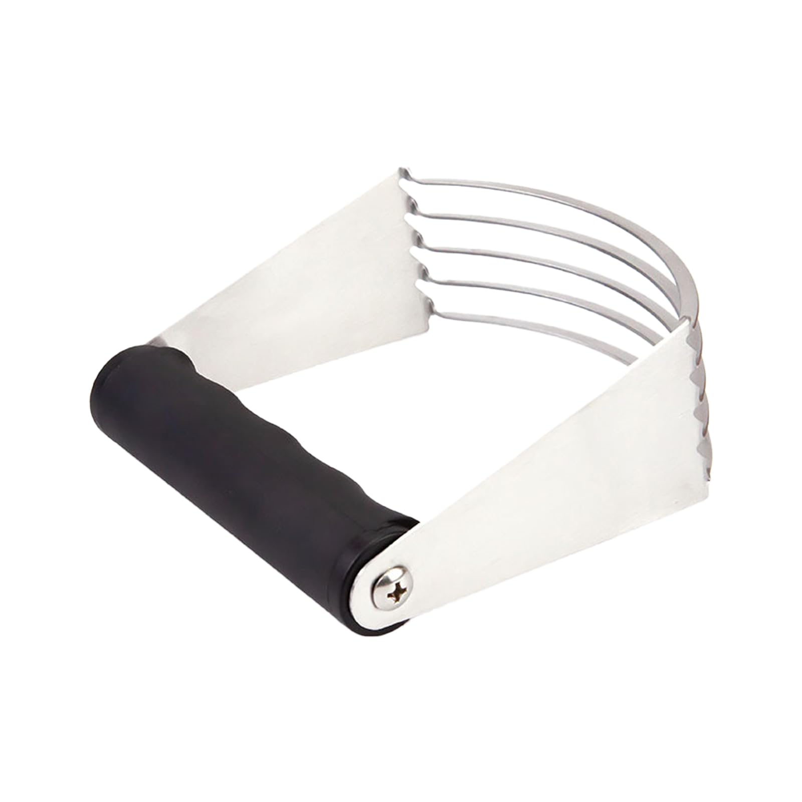Professional Stainless Steel Pastry Blender - Large Heavy Duty Dough Cutter Tool for Baking, Dishwasher Safe Black Pastry Mixer - Perfect for Pies, Cookies, Biscuits & Pastry Making