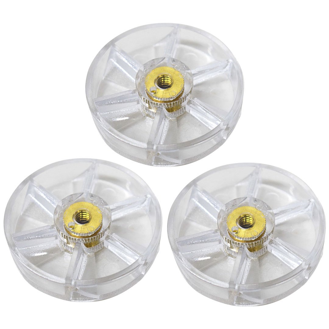 3 Pack Replacement Motor Gears Compatible with NutriBullet 600W & 900W Blenders - Fits Models NB-101B, NB-101S, NB-201 - Perfect for Smoothie Makers & Food Processors