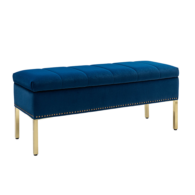 Egmund Upholstered Flip Top Storage Bench - Stylish Ottoman with Hidden Storage for Bedroom, Living Room & Entryway - Perfect for Home Organization & Extra Seating