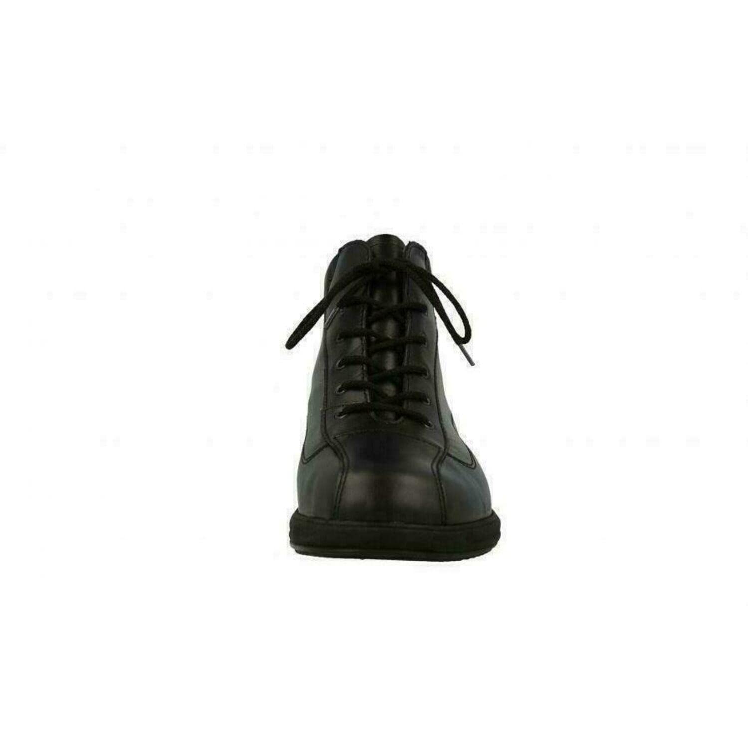 Finn Comfort Women's Aarau Black Leather Boots Size 8-8.5 US | Comfortable & Stylish Ankle Boots for Walking, Travel & Everyday Wear