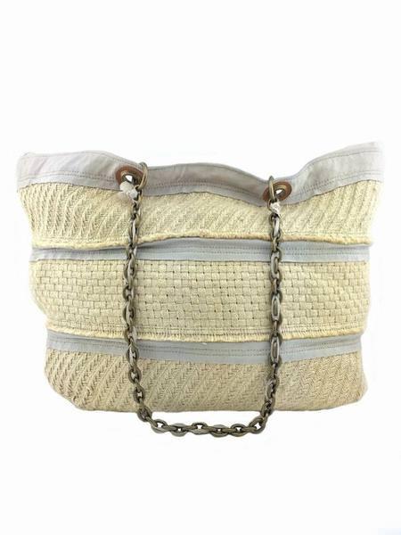 Lanvin Woven Jute Large Beach Tote Bag for Women | Stylish Summer Beach Bag with Spacious Design | Perfect for Beach Vacations, Poolside Lounging & Shopping