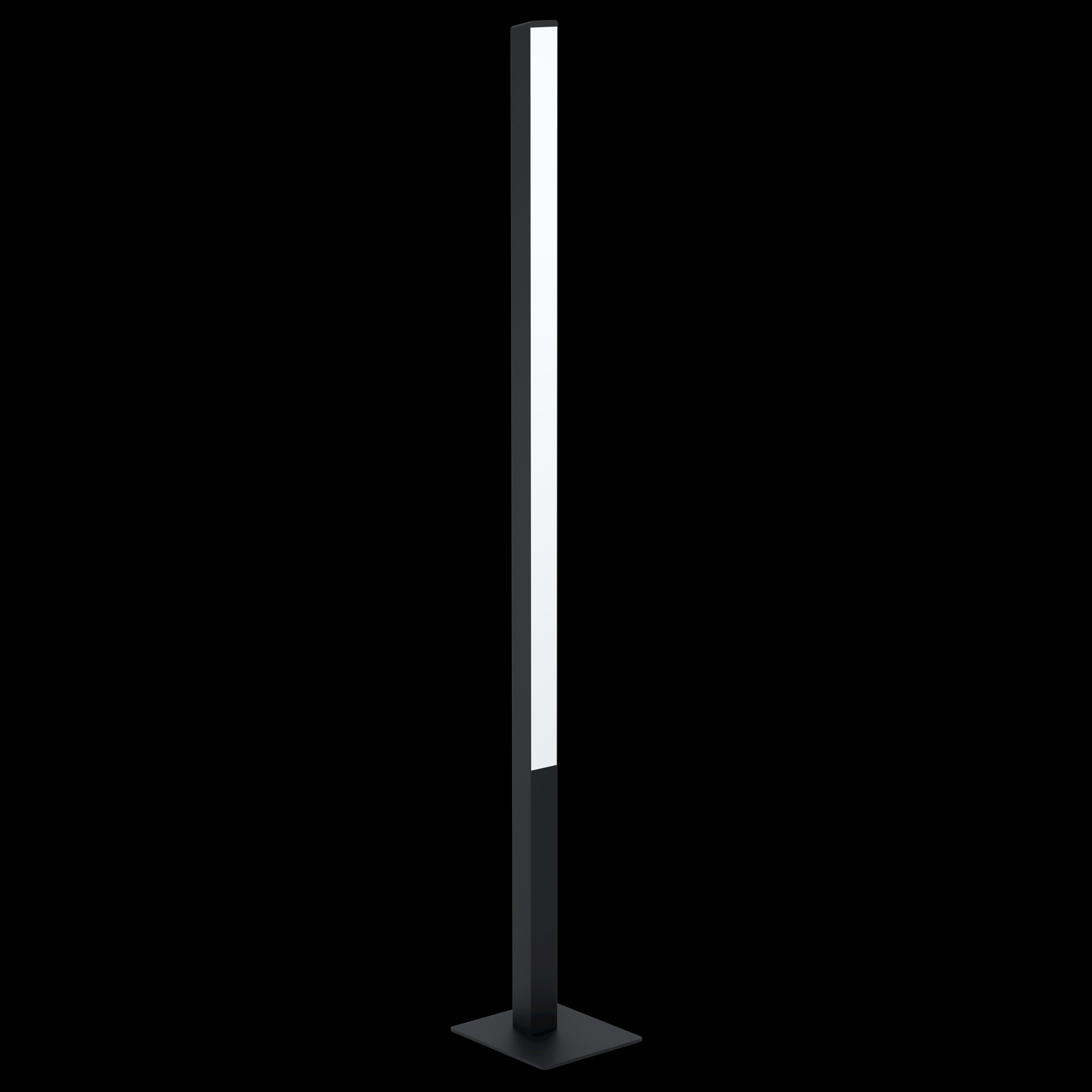 Smart LED Floor Lamp - Eglo Connect Simolaris Z, Modern Black Design for Living Room, Bedroom & Office Lighting | WiFi & App Control