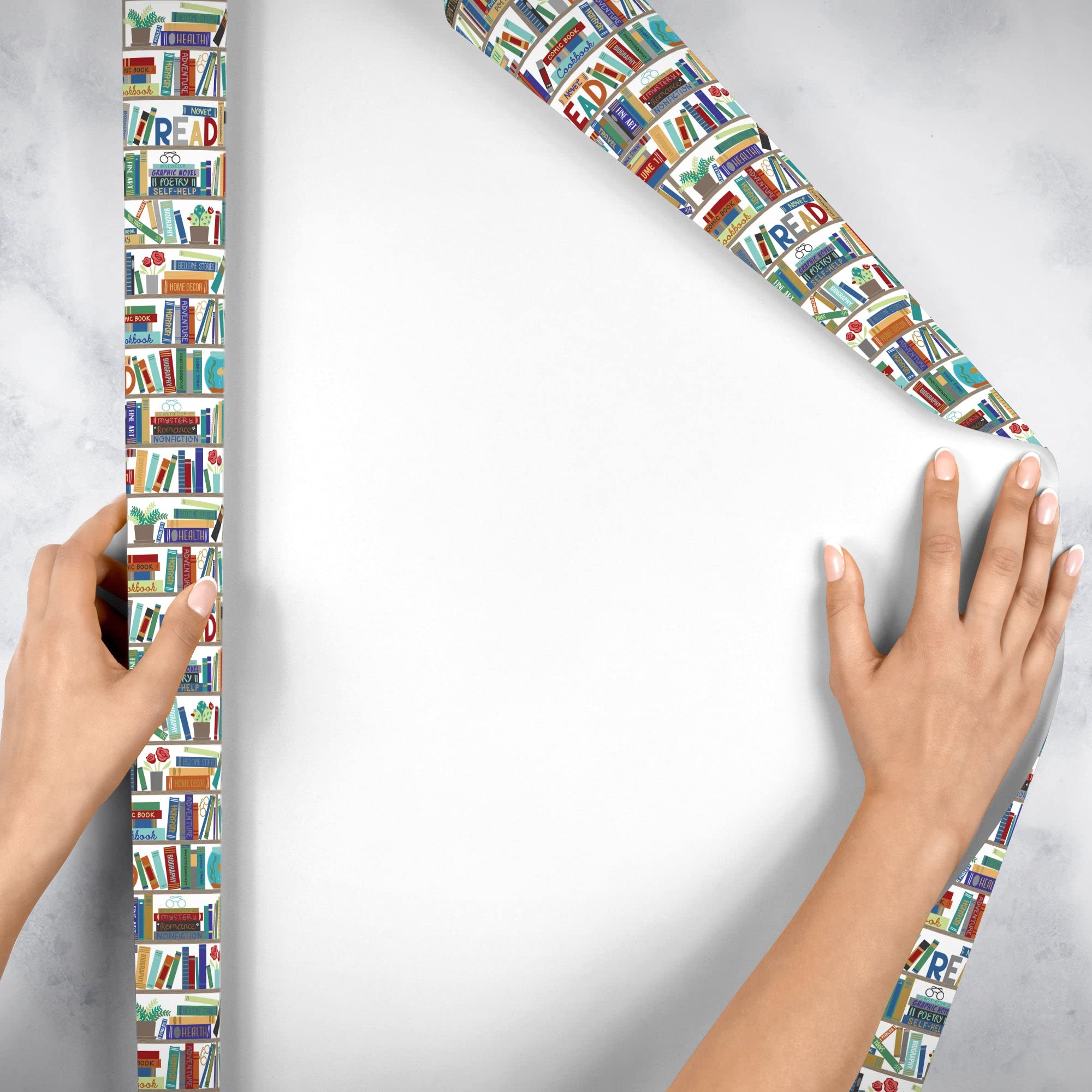 Jillson Roberts Bulk Gift Wrap - 833 Feet x 30 Inches, Everyday Gift Wrapping Paper for Books & Presents | Perfect for Holidays, Birthdays & Corporate Gifting