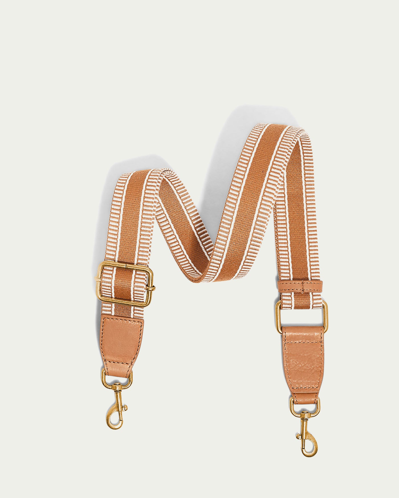 Breathable Striped Web Strap - Adjustable & Durable for Backpacks, Luggage & Outdoor Gear - Perfect for Hiking, Travel & Sports