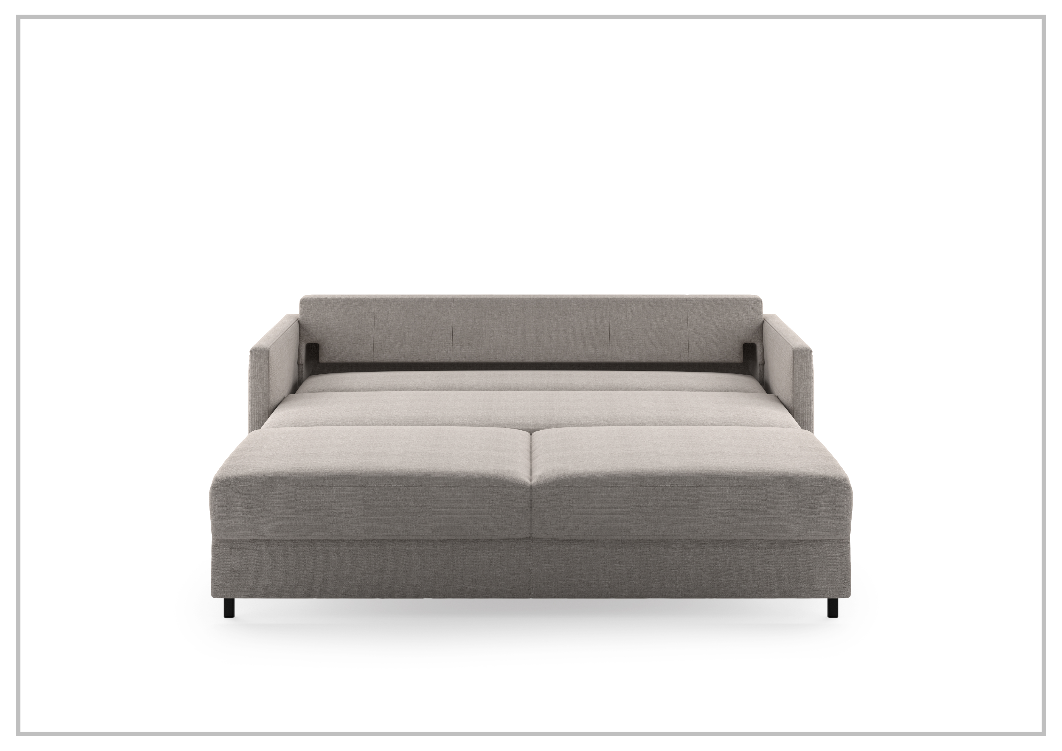 Luonto Polar King Fabric Sofa Sleeper with Level Function - Convertible Sectional Couch Bed for Small Spaces, Living Room, Guest Room & Apartment