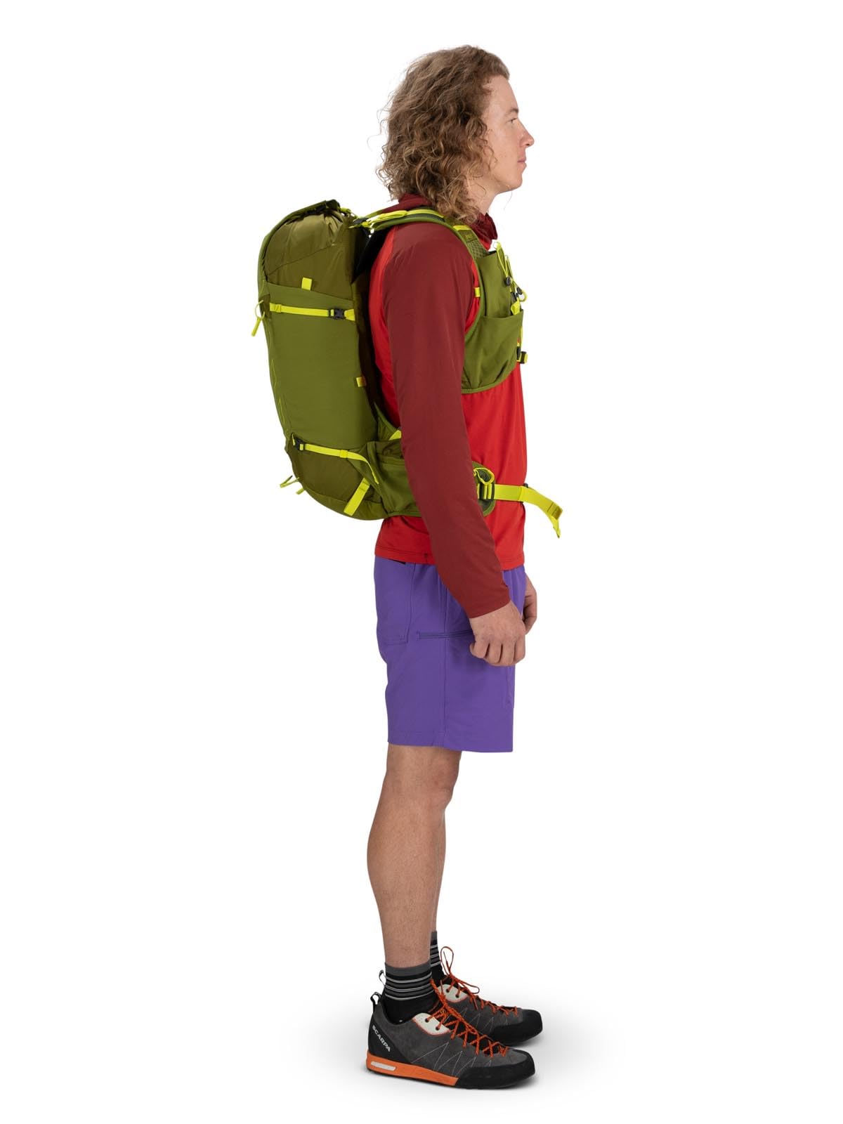 Osprey Talon Velocity 20L Men's Hiking Backpack - Lightweight Daypack for Outdoor Adventures, Dark Charcoal/Tumbleweed, S/M - Perfect for Hiking, Camping & Travel