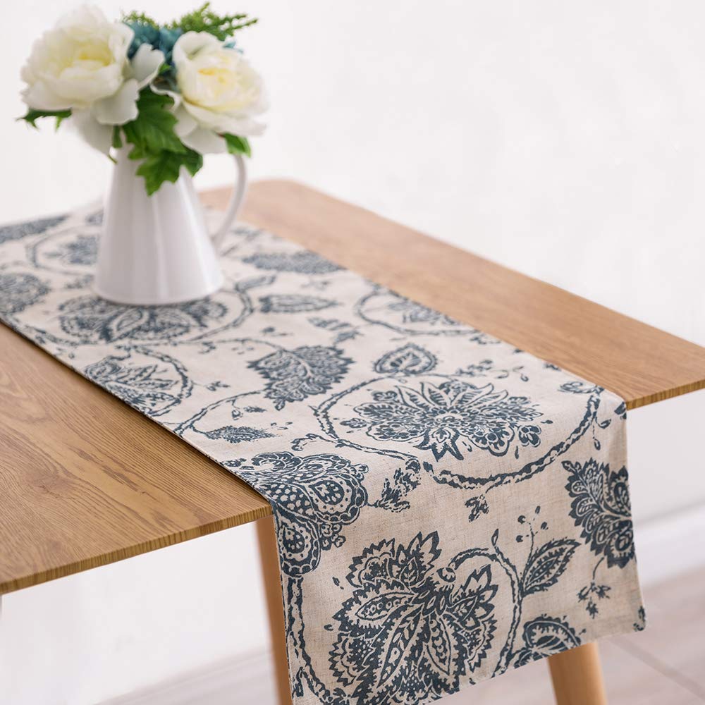 Jinchan Linen Table Runner 72