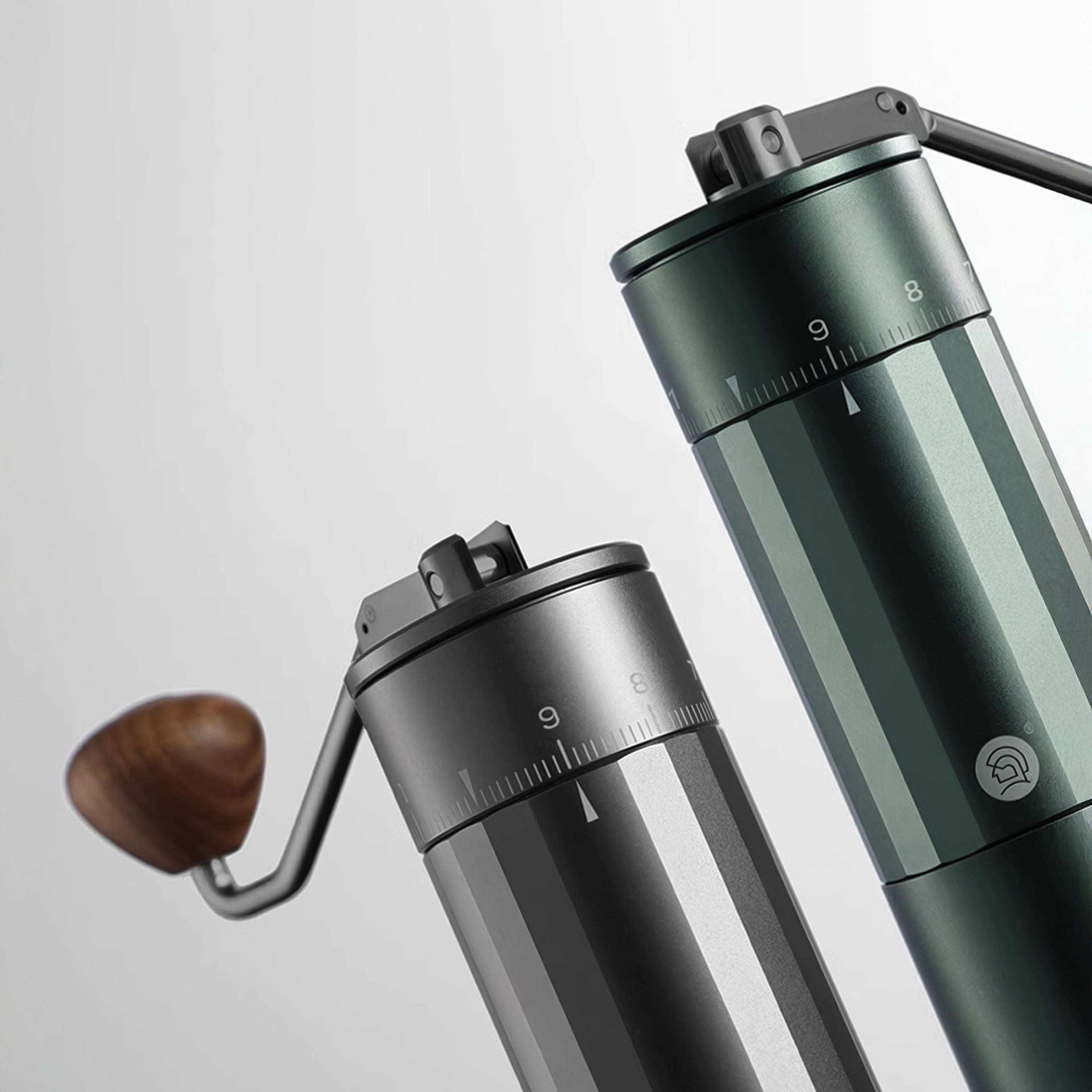 Premium Z5 X Fold Manual Coffee Grinder - Adjustable Ceramic Burr, Portable Hand Crank Mill for Espresso, French Press & Pour Over - Perfect for Camping, Travel & Home Brewing