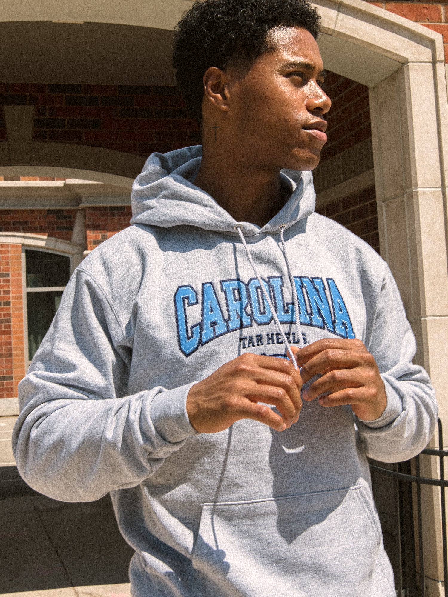 Champion Carolina Pullover Hoodie for Men & Women - Soft Fleece Sweatshirt with Kangaroo Pocket - Casual Loungewear for Gym, Running, and Everyday Wear