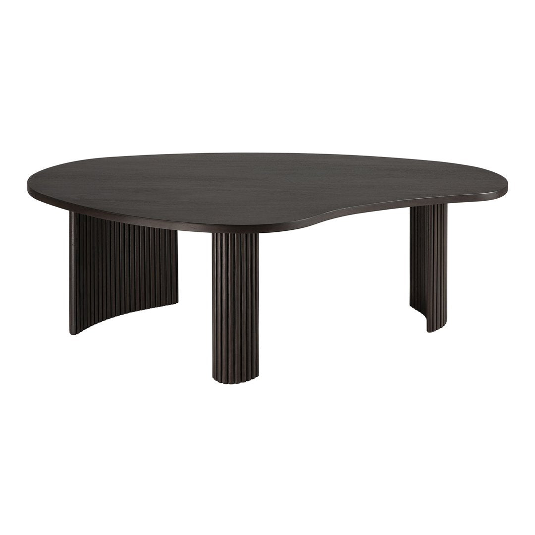 Modern Boomerang Coffee Table - Stylish & Functional Living Room Furniture for Small Spaces | Perfect for Apartments, Lounges & Home Decor