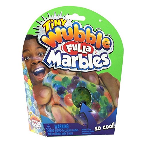 NSI Tiny Wubble Fulla Marbles - Mini Bubble Stress Ball for Office, Kids Play & Anxiety Relief - Fun Sensory Fidget Toy for Adults and Children